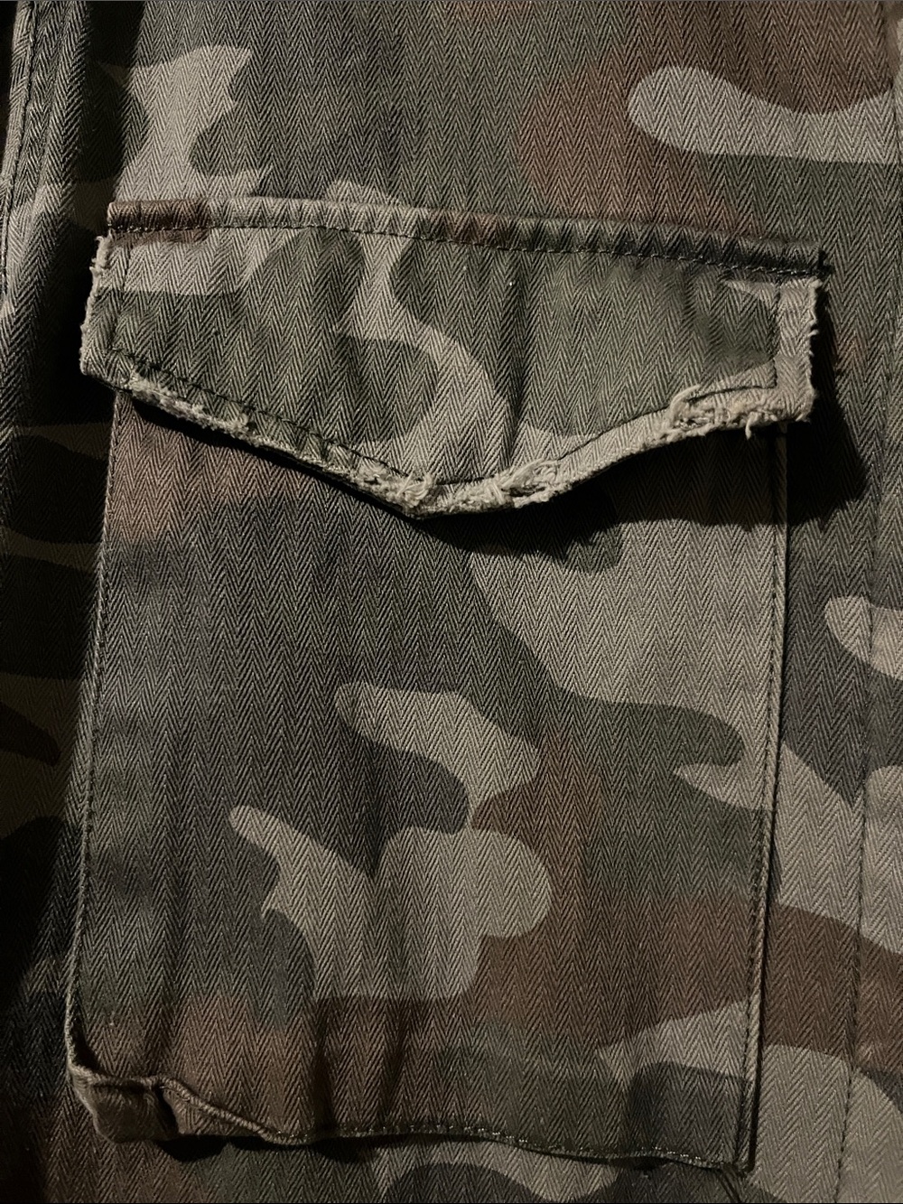 CoffeeShop Camo Field Shacket Jacket - Olive Green - Picture 3 of 9